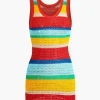 Contrast Hollow Out Tank Mini Dress>MICAS Discount