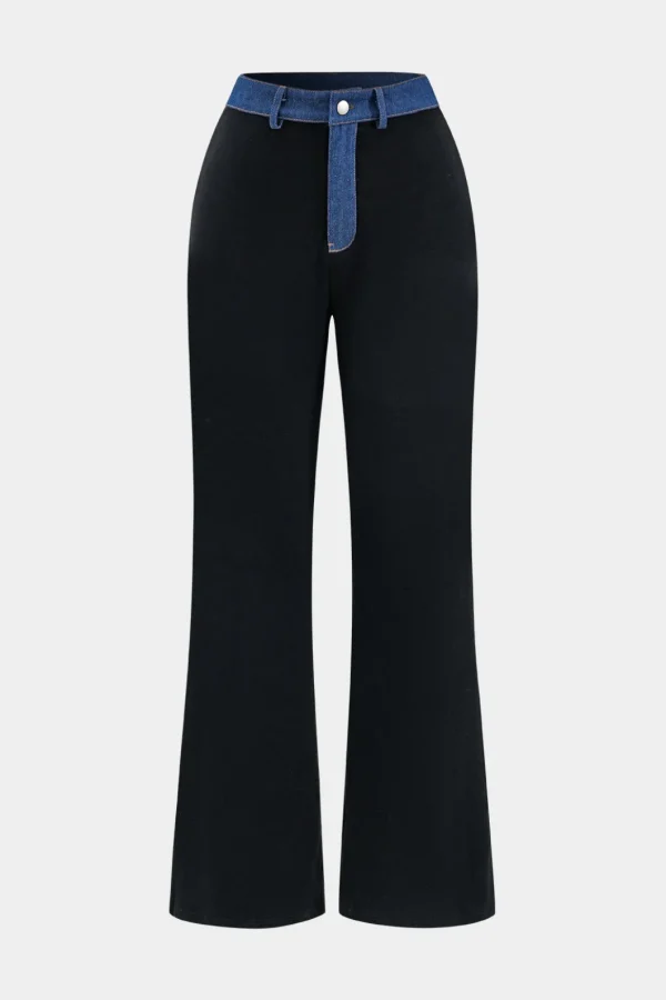Denim Patchwork Pocket Trousers>MICAS Sale
