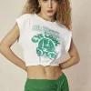 Eye Look Graphic Knot Hem T-Shirt>MICAS Best
