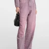 Faded Destroyed Straight Leg Jeans>MICAS Best