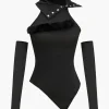 Faux Fur Patchwork Top With Gloves>MICAS Best
