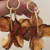 Flower Pendant Earrings>MICAS Fashion