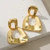 Geometric Design Drop Earrings>MICAS Hot