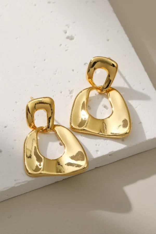 Geometric Design Drop Earrings>MICAS Hot