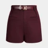 High Waist Belted Shorts>MICAS Outlet