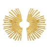 Metal Scalloped Earrings>MICAS New