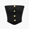 Metallic Button Tube Top>MICAS Fashion
