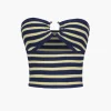 Ring Cut Out Front Tube Top>MICAS Hot
