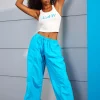 Solid Drawstring Trousers>MICAS Fashion