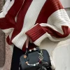 Stripes Turtleneck Sweater Long-Sleeve Top>MICAS Online