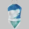 Tie Dye Print Chiffon Cami Top>MICAS Outlet