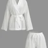 Tie Wrap Top and Shorts Set>MICAS Fashion