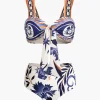 Tribal Print Two-Piece Swimsuit Bikini Set>MICAS Discount