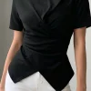 Twist Knot Short Sleeve T-Shirt>MICAS New