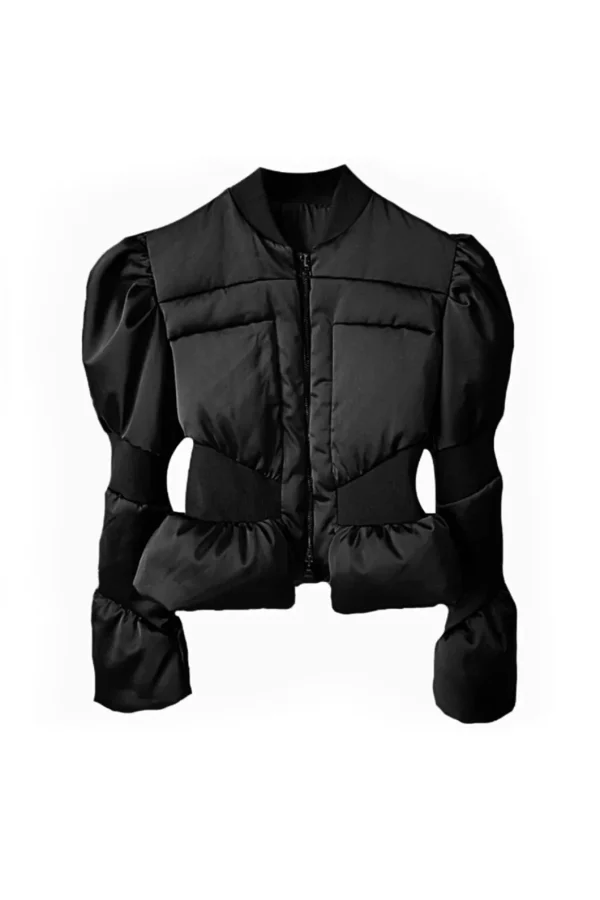 Zipper Patchwork Puffers>MICAS Discount